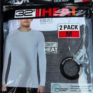 32 Degrees Men's Thermal Crew Neck Pack